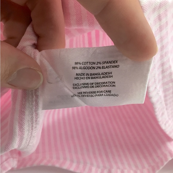 GAP Long Sleeve Oxford Button Down Shirt - Pink Striped - Picture 9 of 9